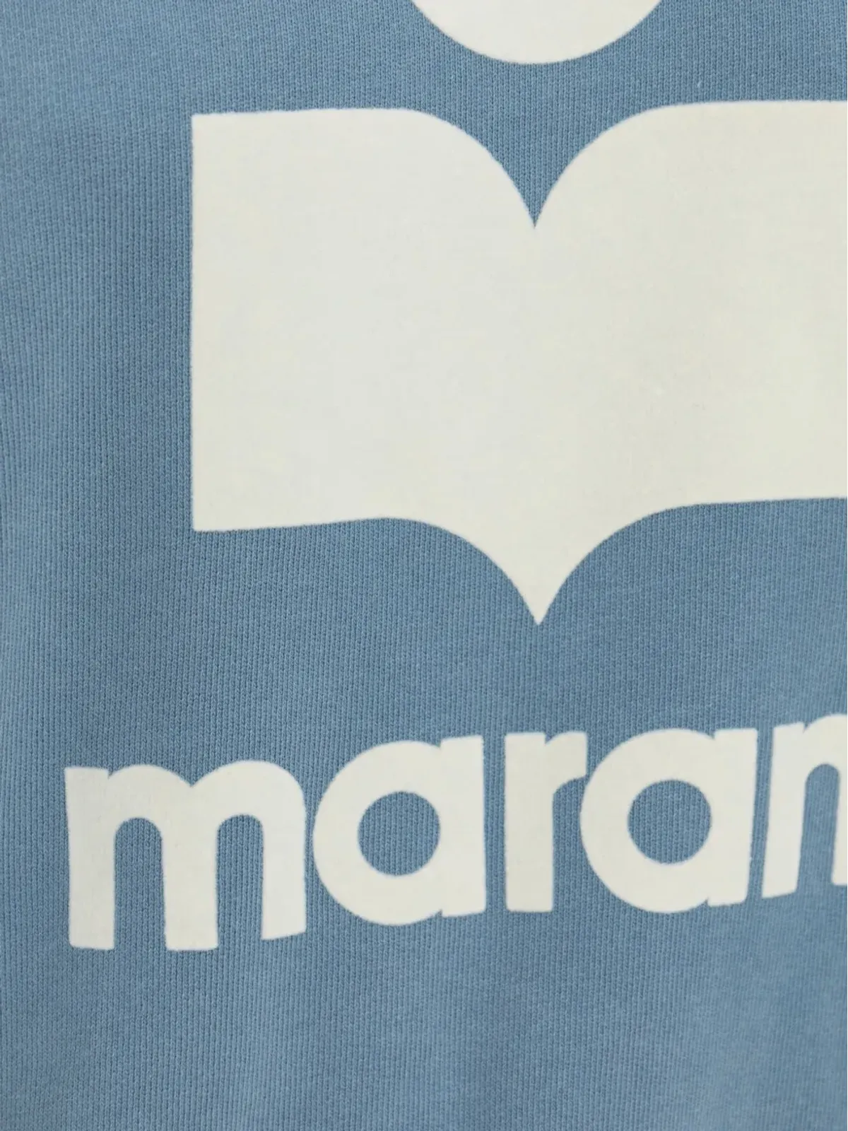 MARANT ÉTOILE ロゴプリント コットン混紡 スウェットシャツ - ブルー - 画像5