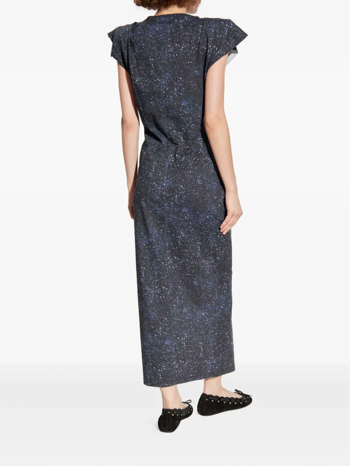 ISABEL MARANT プリント柄サイドスリットドレス - 画像3