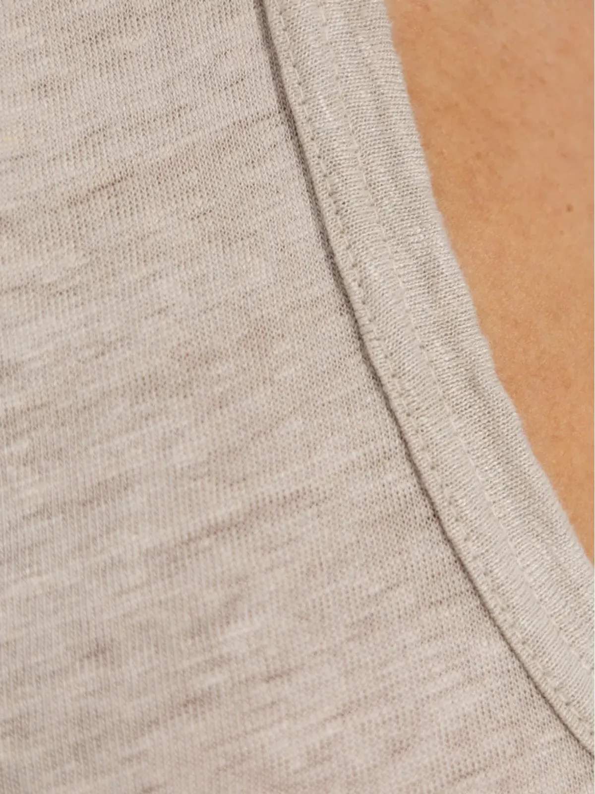 MARANT ÉTOILE Vネック半袖リネンTシャツ - 画像5