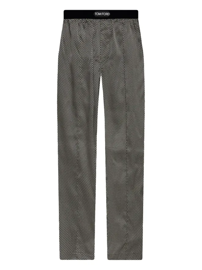 TOM FORD TOM FORD ドット柄パジャマパンツの商品画像