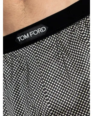 TOM FORD ドット柄パジャマパンツ - サムネイル5