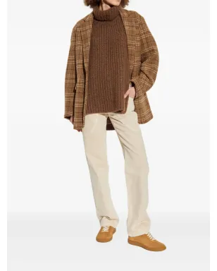 MARANT ÉTOILE Limiza チェック柄ウールコート - サムネイル2
