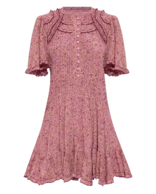 MARANT ÉTOILE 花柄プリント フリルディテール ミニドレス - サムネイル1