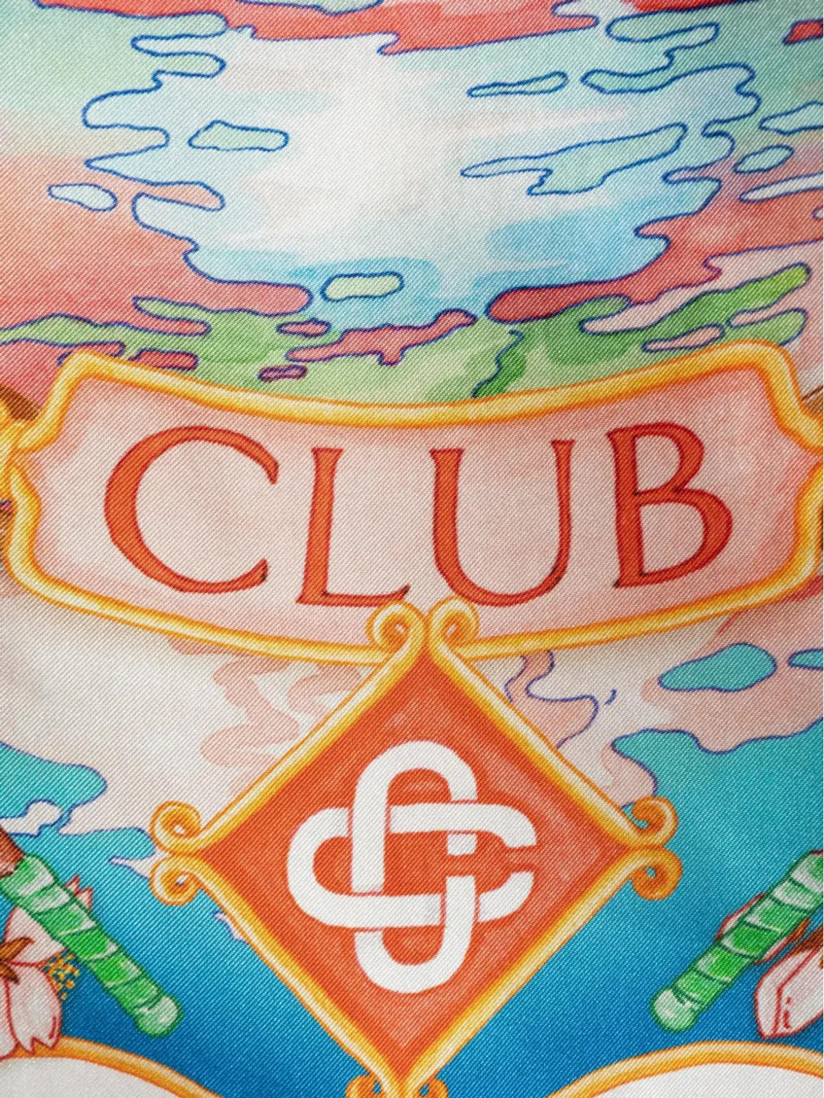 Casablanca Tennis Club シルクシャツ - 画像5