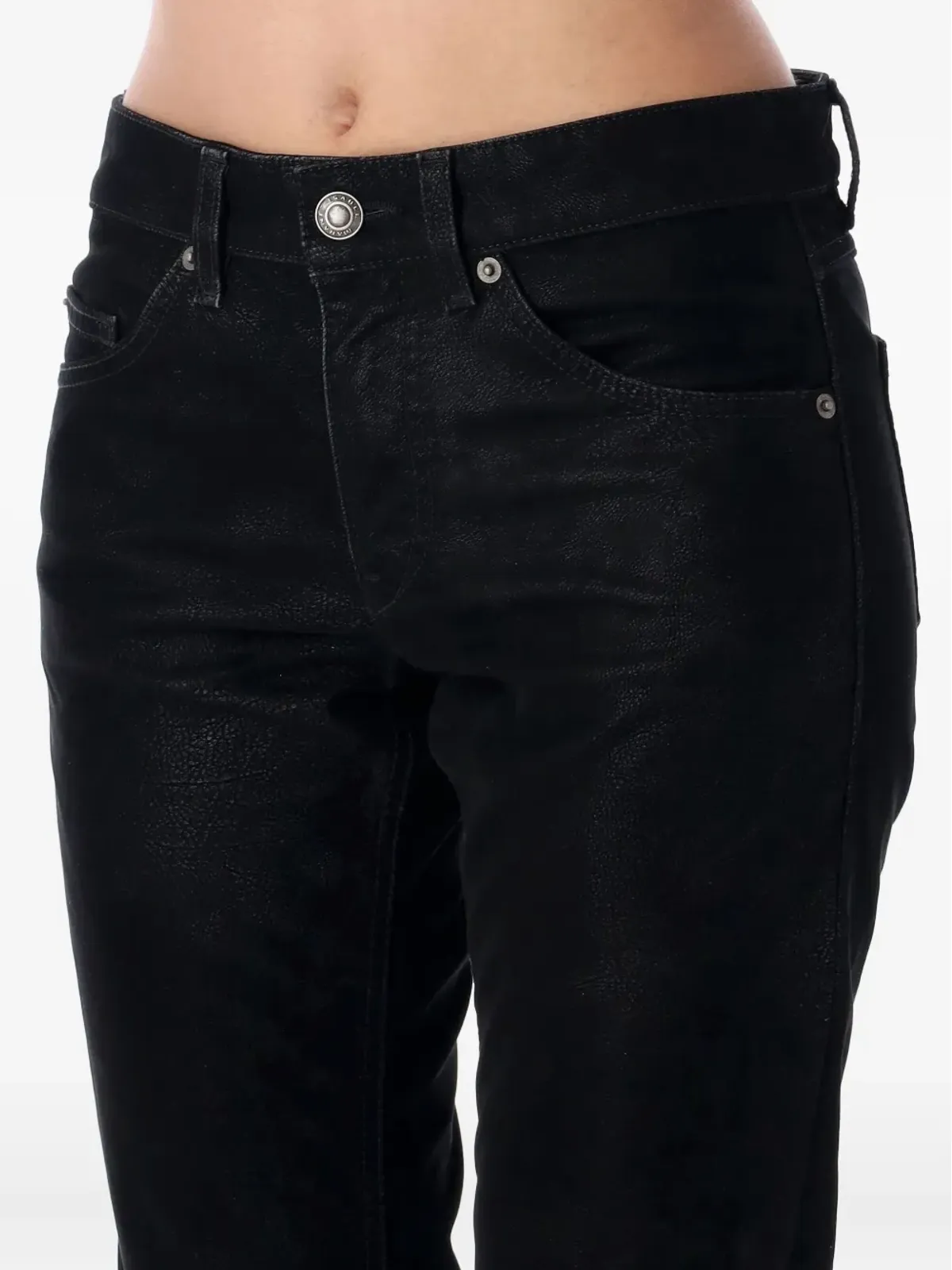 MARANT ÉTOILE KELSIE ロゴパッチ ジーンズ - 画像3