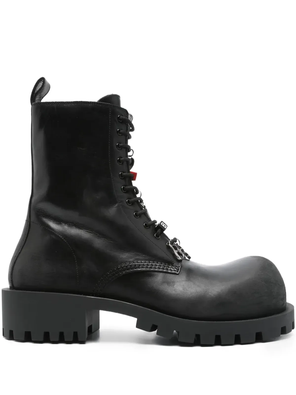 Balenciaga ハマー レースアップブーツ - ブラック - 画像1
