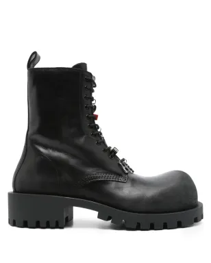Balenciaga ハマー レースアップブーツ - ブラック - サムネイル1