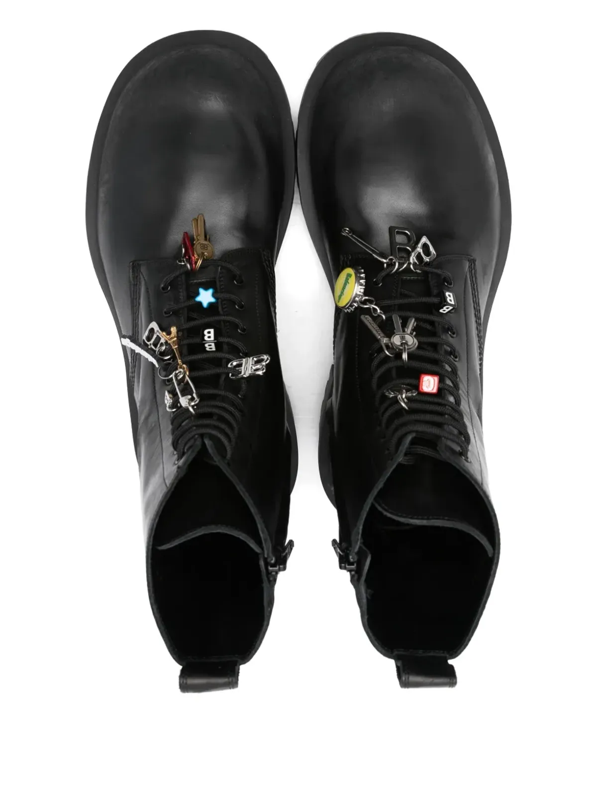 Balenciaga ハマー レースアップブーツ - ブラック - 画像4