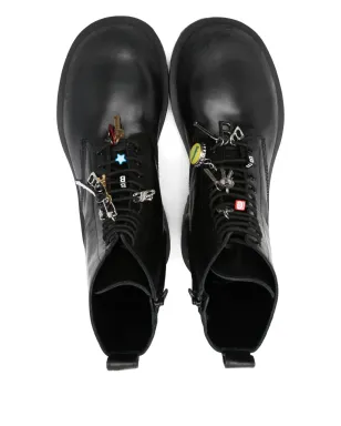 Balenciaga ハマー レースアップブーツ - ブラック - サムネイル4