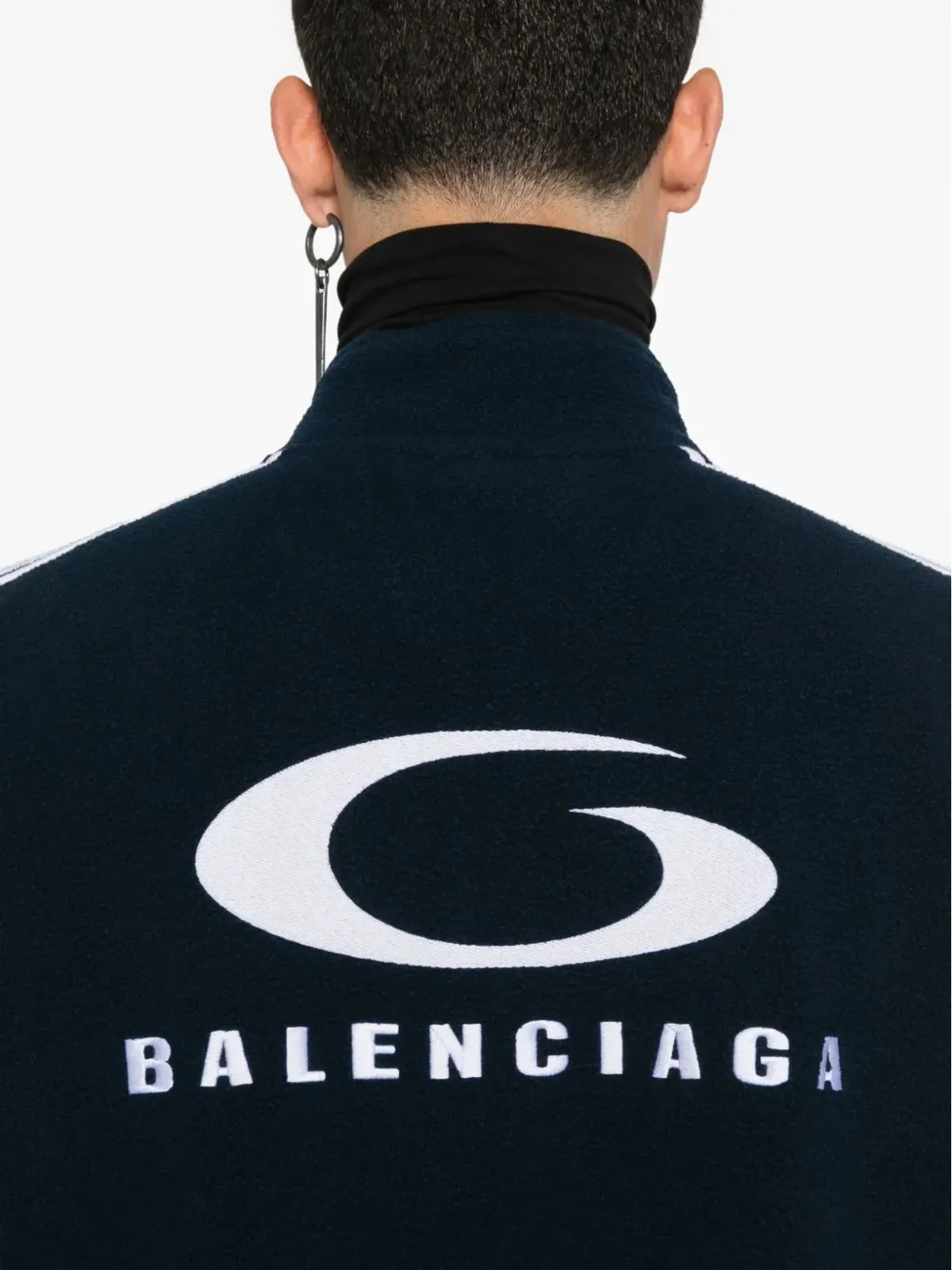 Balenciaga Loop Sports Icon zip-up sweatshirt - Blue - 画像5