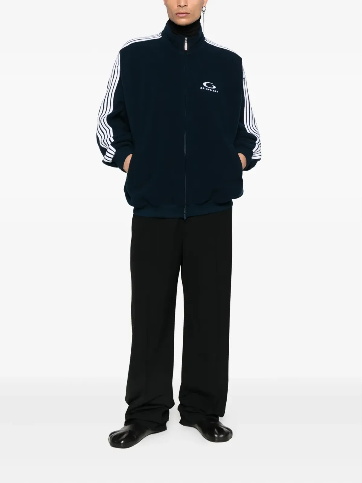 Balenciaga Loop Sports Icon zip-up sweatshirt - Blue - 画像2