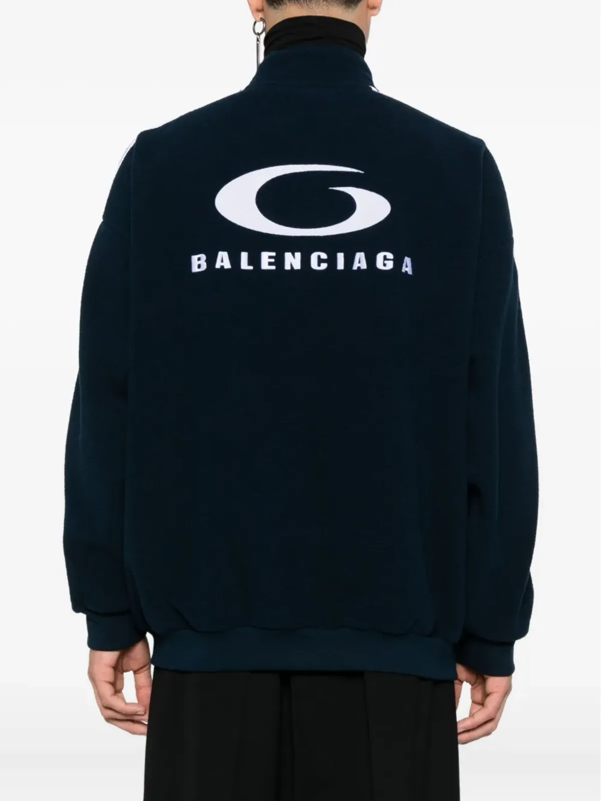 Balenciaga Loop Sports Icon zip-up sweatshirt - Blue - 画像4