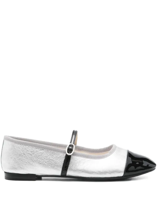Repetto Repetto キャップトゥ・アンクルストラップ バレエフラットの商品画像