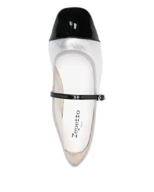 Repetto キャップトゥ・アンクルストラップ バレエフラット - サムネイル4
