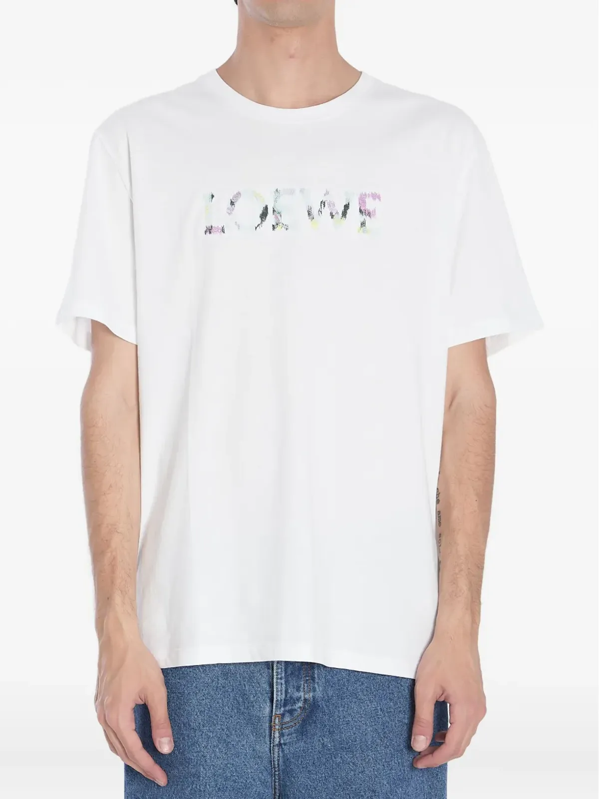 LOEWE ロゴ クルーネック Tシャツ - 画像1