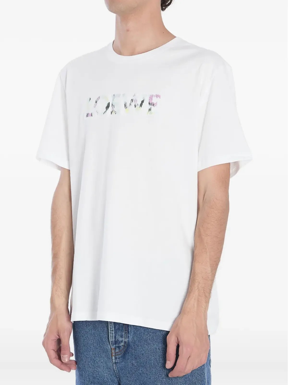 LOEWE ロゴ クルーネック Tシャツ - 画像3