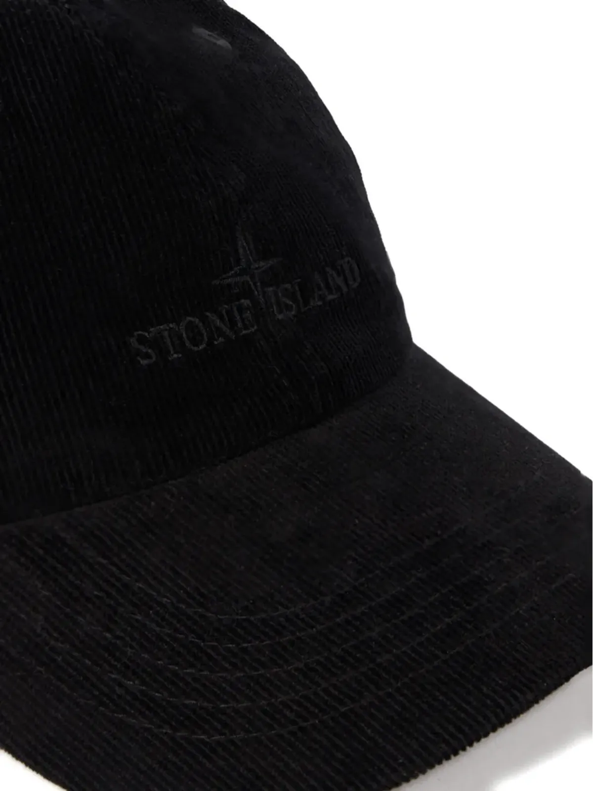 Stone Island マイクロコーデュロイ ロゴキャップ - 画像3
