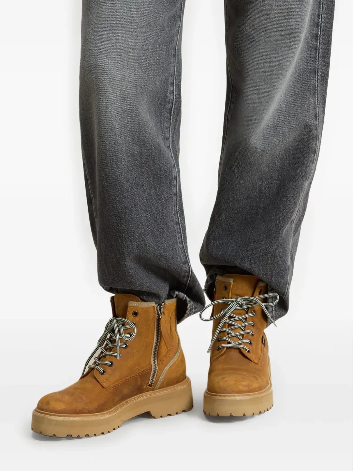 Woolrich レースアッププラットフォームブーツ - 画像5