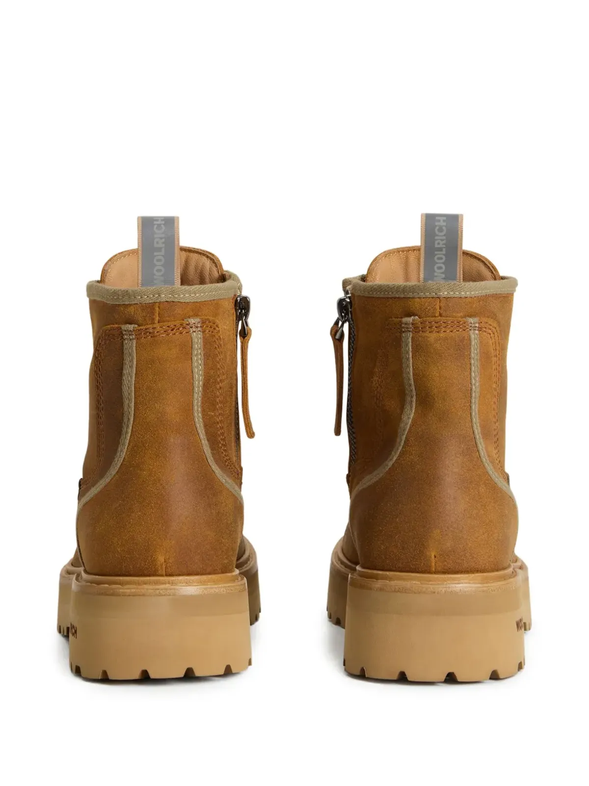 Woolrich レースアッププラットフォームブーツ - 画像3