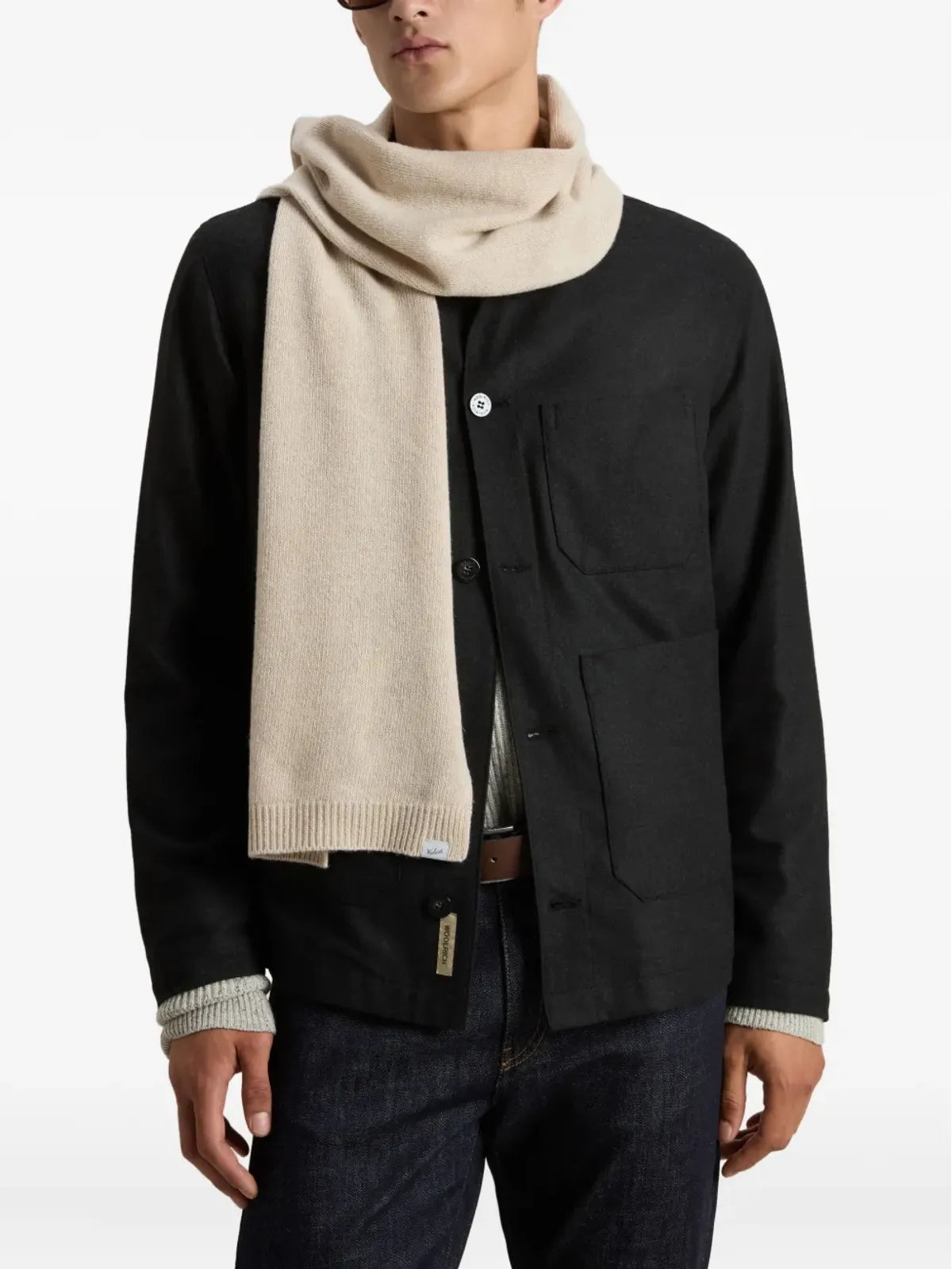 Woolrich ヴァージンウールブレンド スカーフ - 画像4