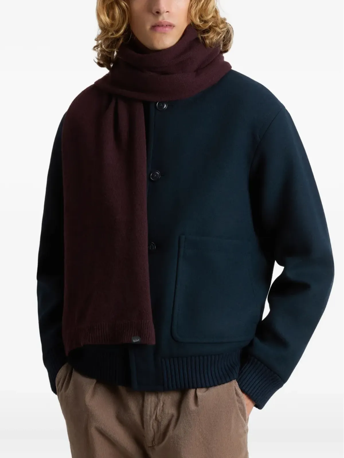 Woolrich リブ編みスカーフ - 画像4