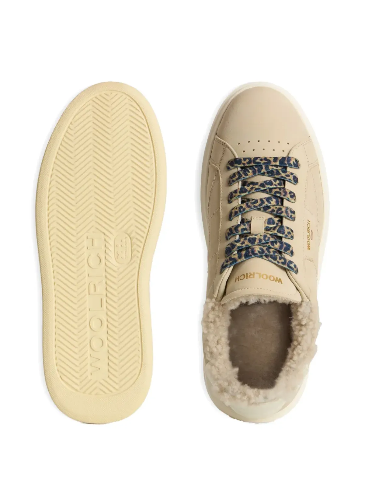 Woolrich アロー シアリング プラットフォーム スニーカー - 画像4