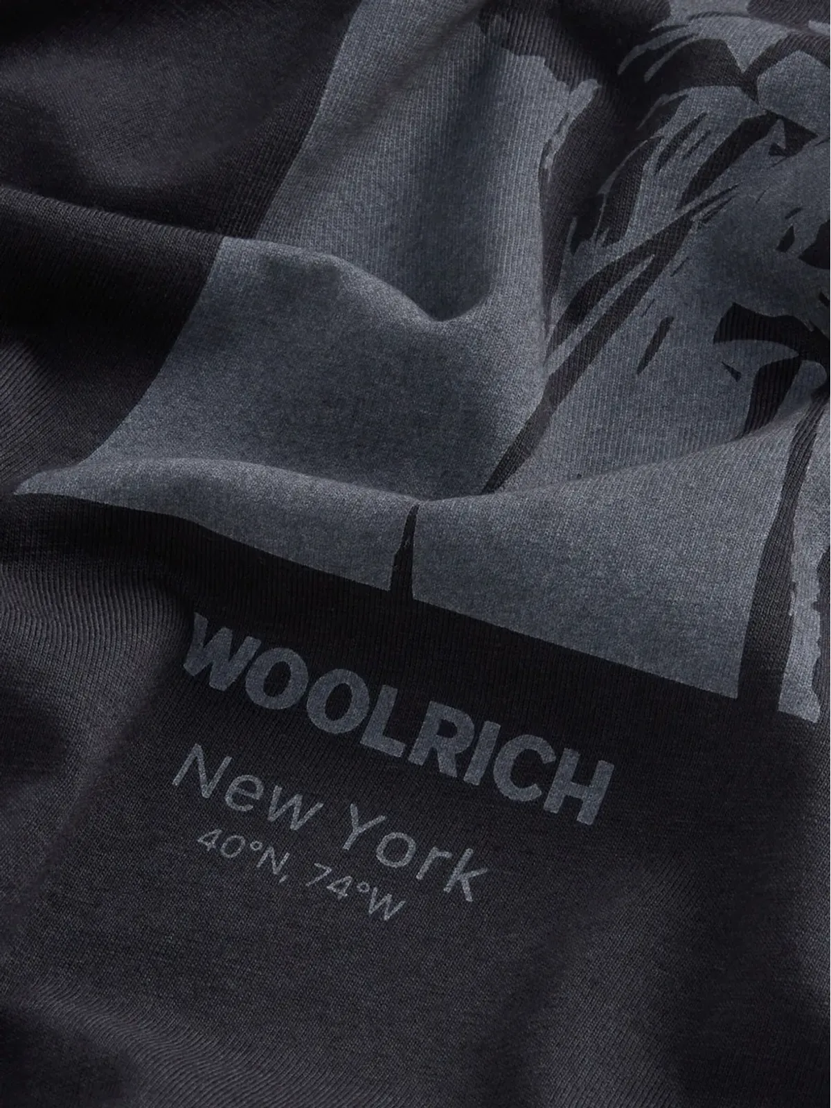 Woolrich Kids グラフィックTシャツ - ブラック - 画像2
