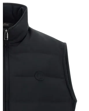 Brioni キルテッド ロゴパッチ ジレ - サムネイル4