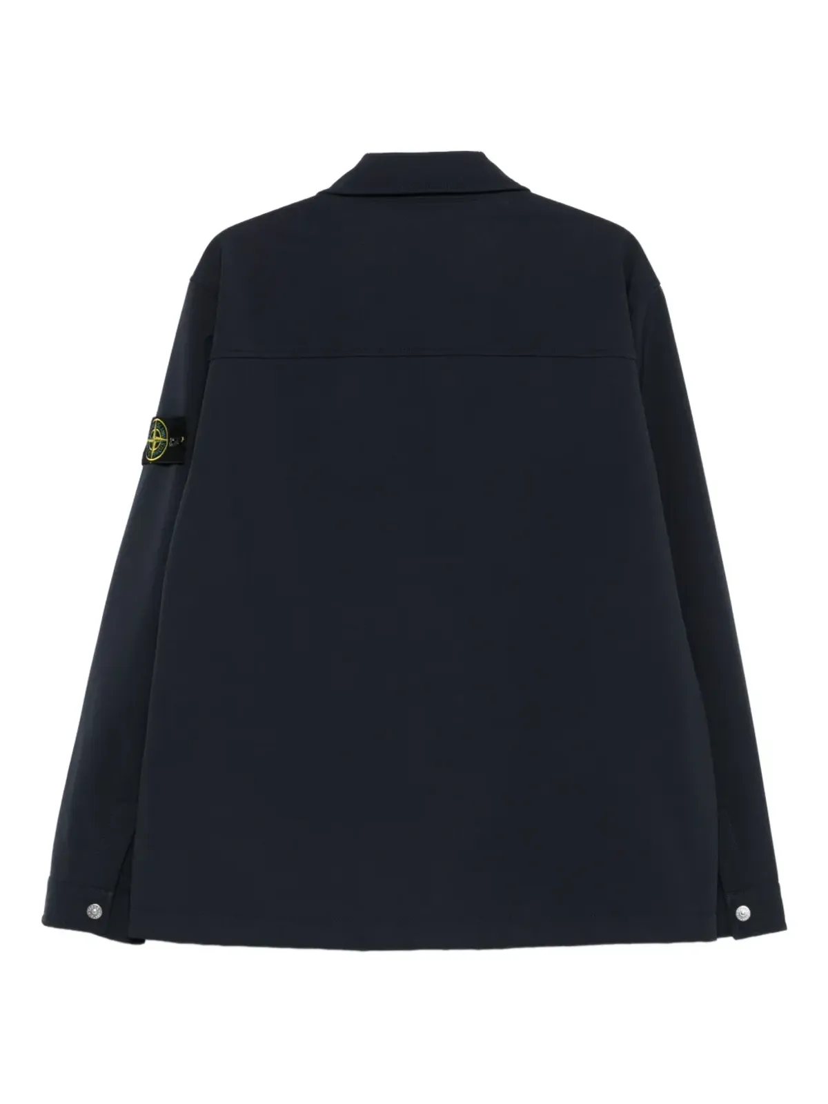 Stone Island ソフトシェル-R_e.dye® ジップフロント パッチポケット ジャケット - 画像2