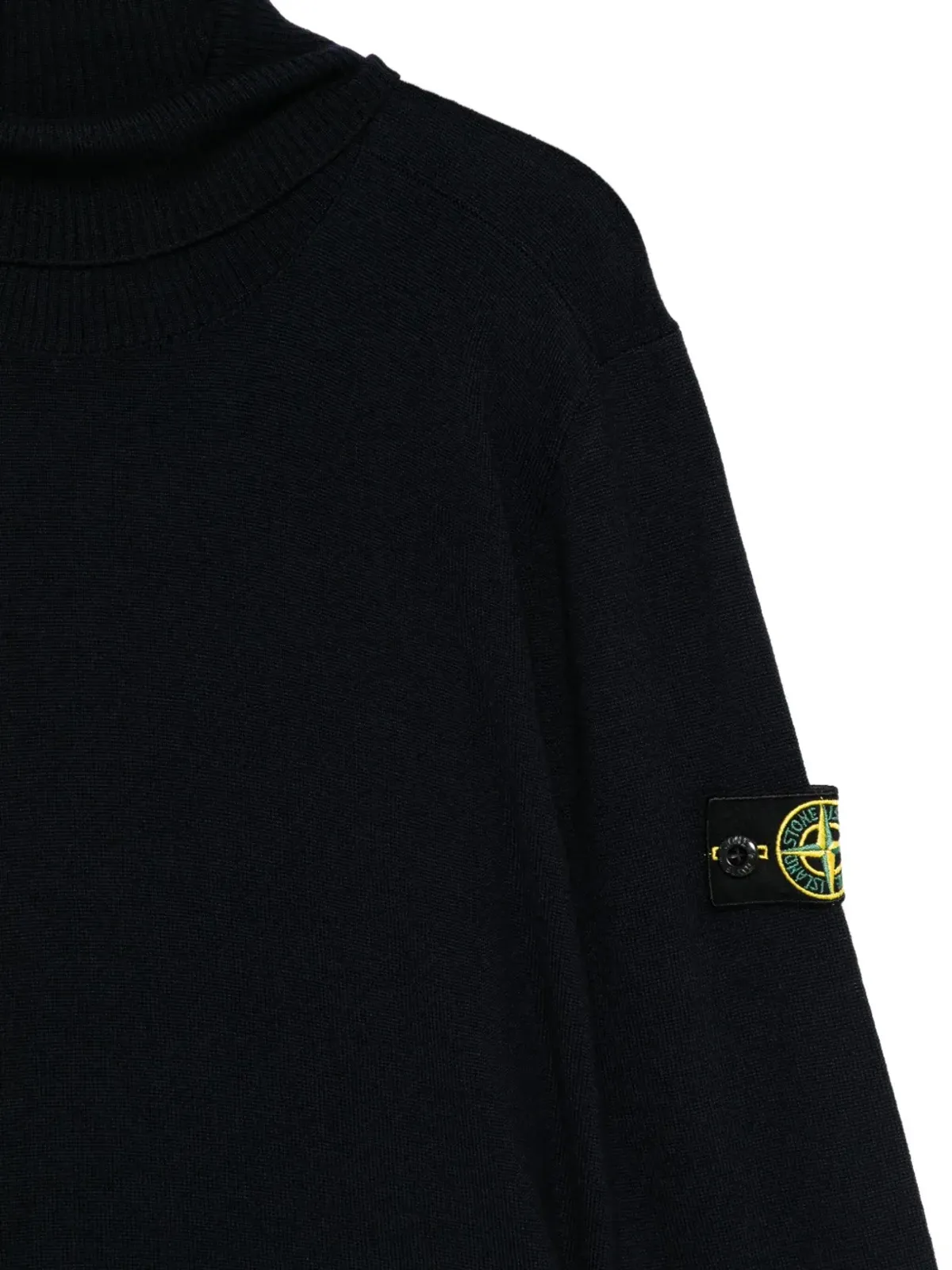 Stone Island Junior ロールネック ロゴパッチ ジャンパー - 画像3