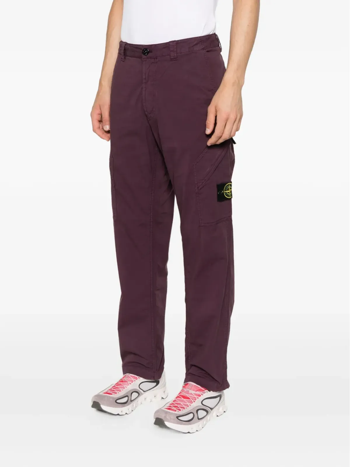 Stone Island Supima®コットンカーゴポケットパンツ（パッチポケット） - 画像3