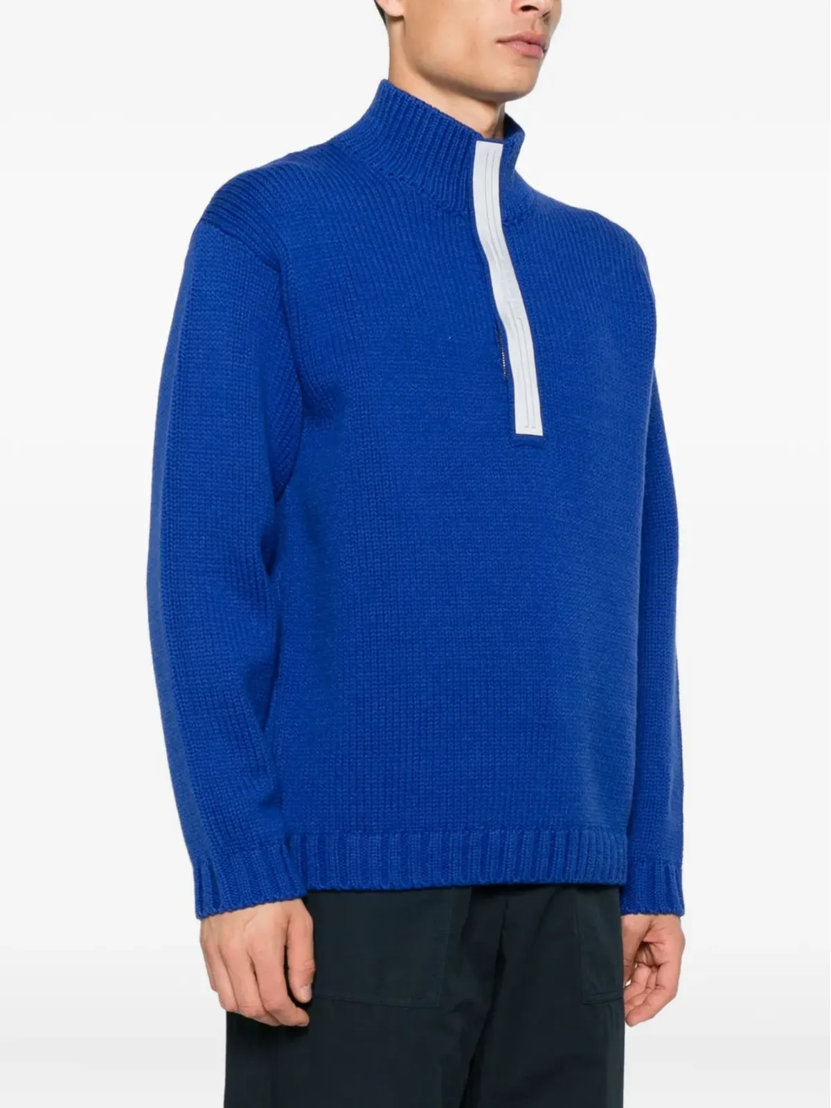 Stone Island ハイネックジップフロントセーター - 画像3