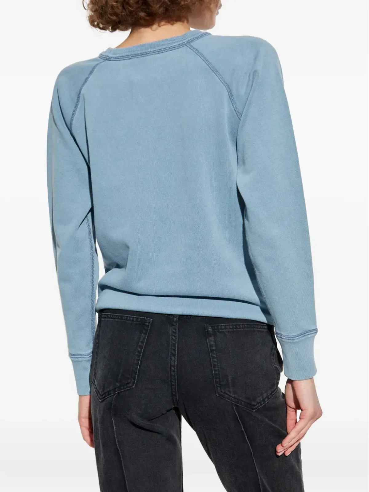 MARANT ÉTOILE ロゴプリント コットン スウェットシャツ - 画像4