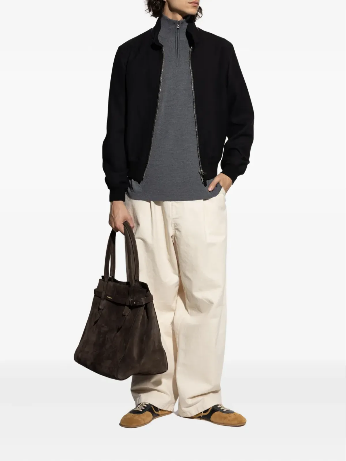 TOM FORD ジップファスナー付きボンバー ジャケット - 画像2