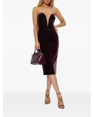 TOM FORD スイートハートネックライン ミディドレス - サムネイル2
