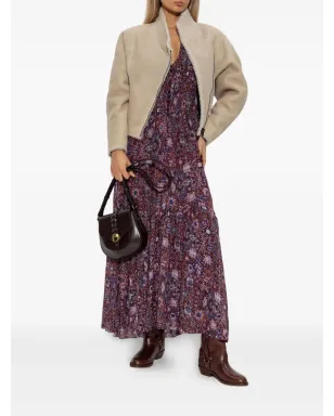 MARANT ÉTOILE 花柄プリント マキシドレス - Purple - サムネイル2