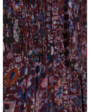 MARANT ÉTOILE 花柄プリント マキシドレス - Purple - サムネイル4