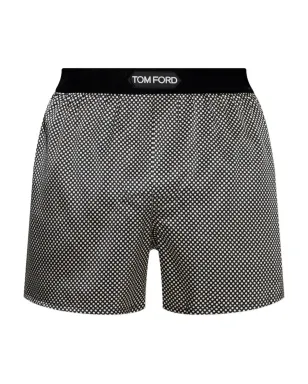 TOM FORD ポルカドット ロゴ ウエスト ボクサー - サムネイル1