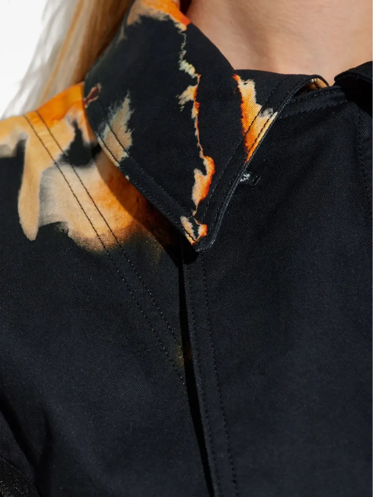 Y-3 print belted dress - Black - 画像5