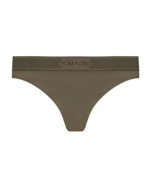 TOM FORD ロゴ入りタンガ - サムネイル1