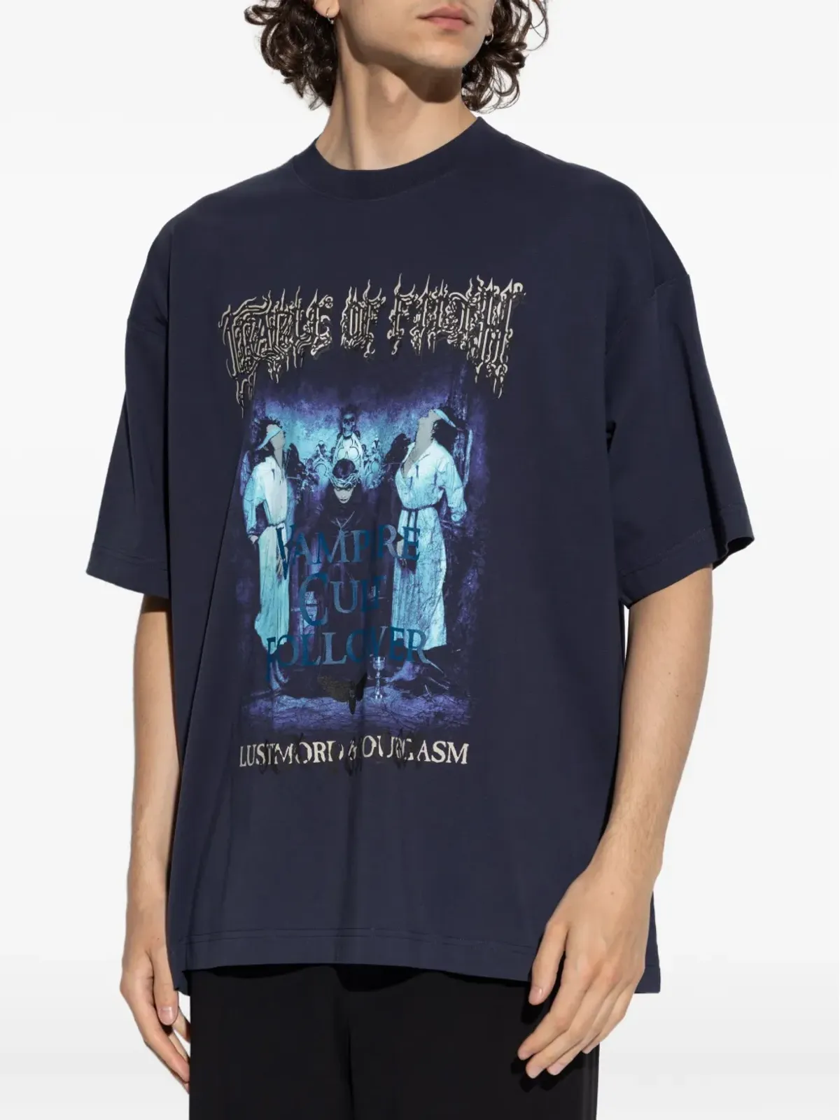 VETEMENTS グラフィックプリント コットン Tシャツ - 画像3