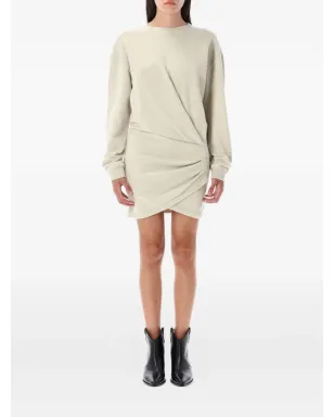 MARANT ÉTOILE Pipperフリース ツイストフロント ミニドレス - サムネイル1