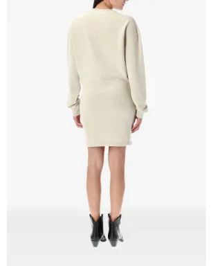 MARANT ÉTOILE Pipperフリース ツイストフロント ミニドレス - サムネイル2