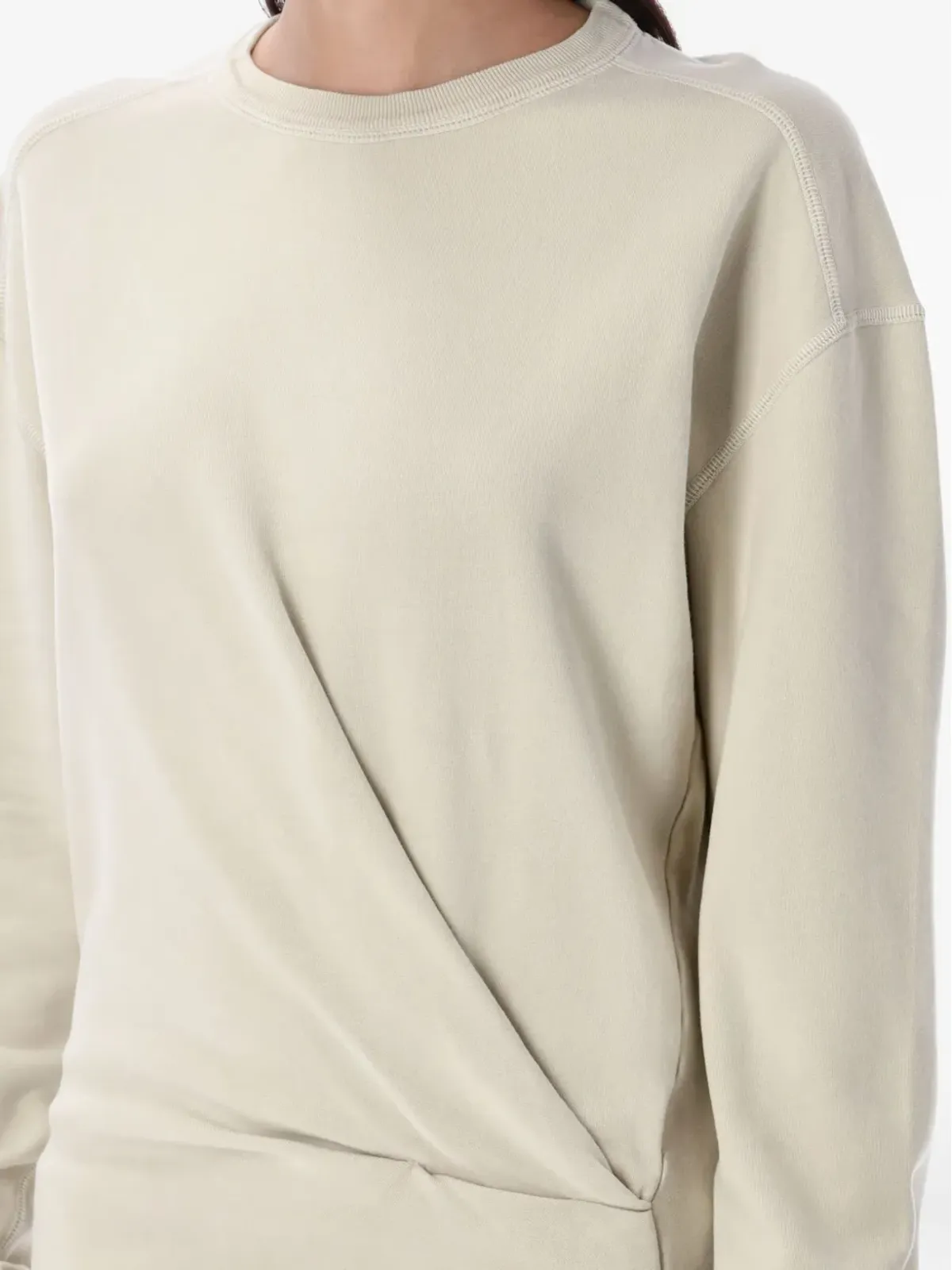 MARANT ÉTOILE Pipperフリース ツイストフロント ミニドレス - 画像3