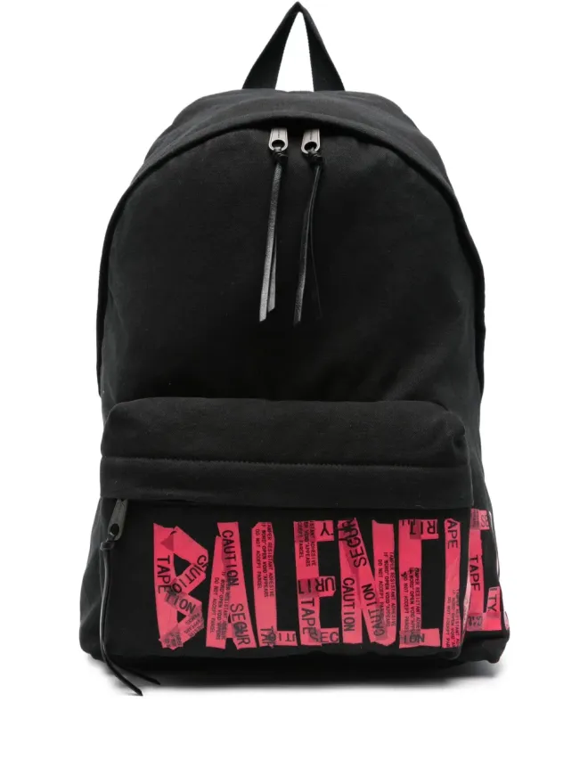 Balenciaga Balenciaga ロゴプリント バックパックの商品画像
