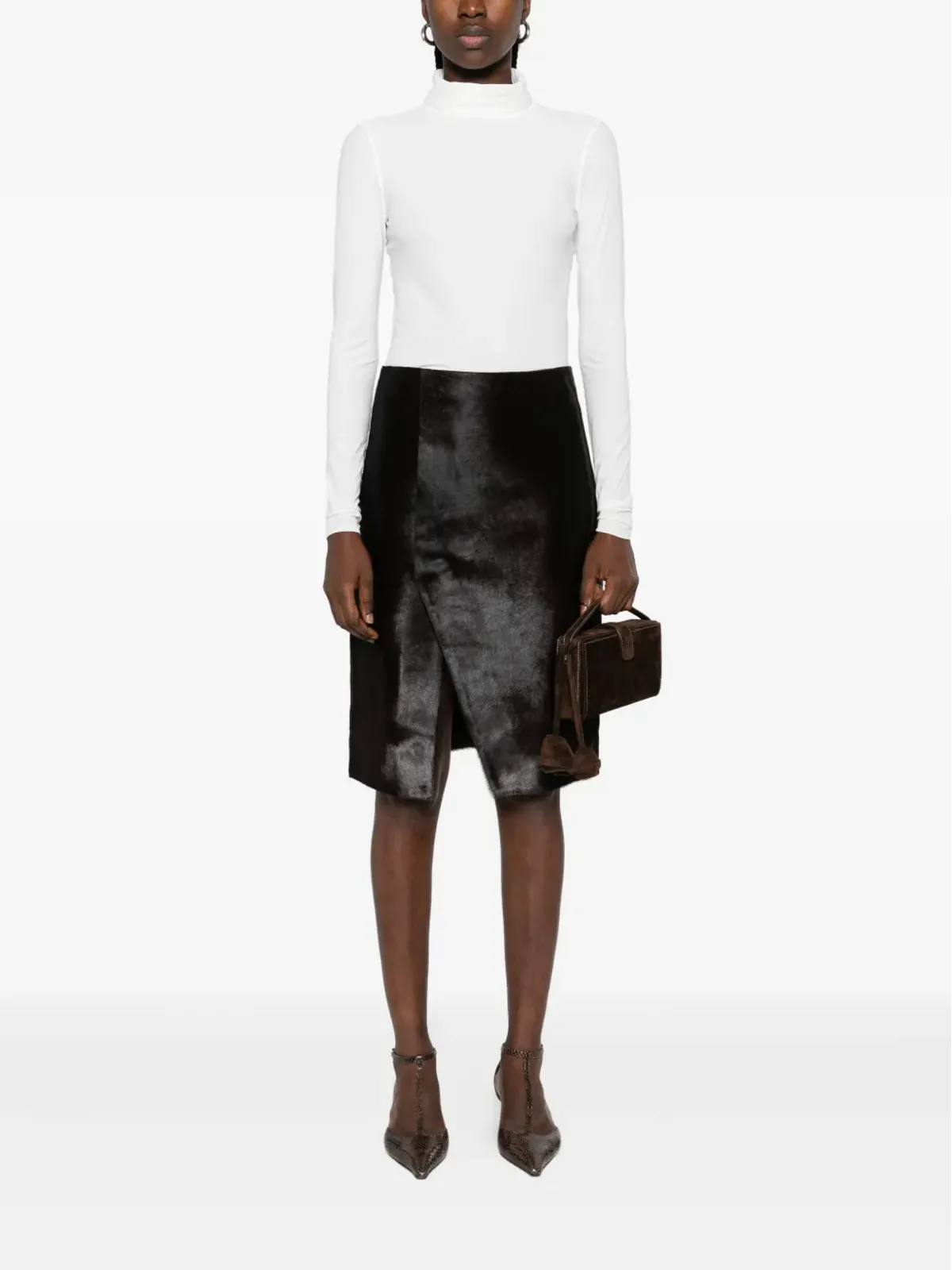 Dorothee Schumacher タートルネック長袖トップ - White - 画像2