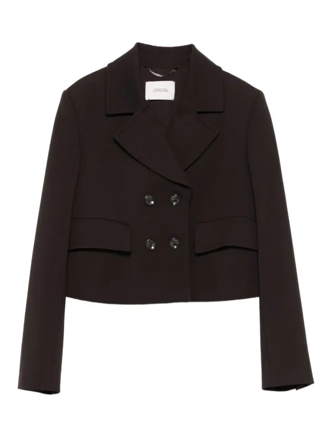Dorothee Schumacher Dorothee Schumacher ダブルブレスト クロップドジャケットの商品画像