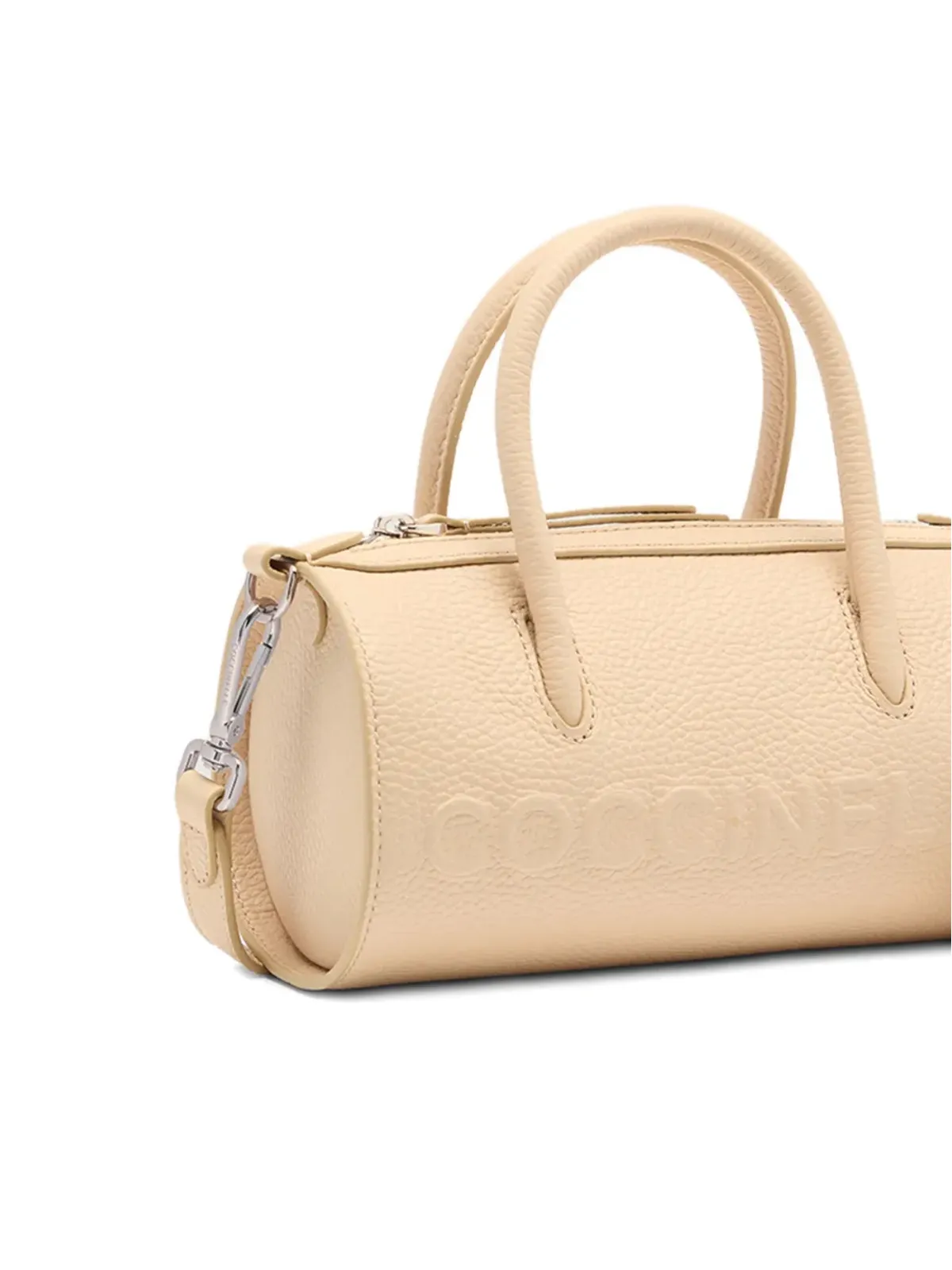 Coccinelle Myrtha エンボス加工の円筒形トートバッグ - 画像4