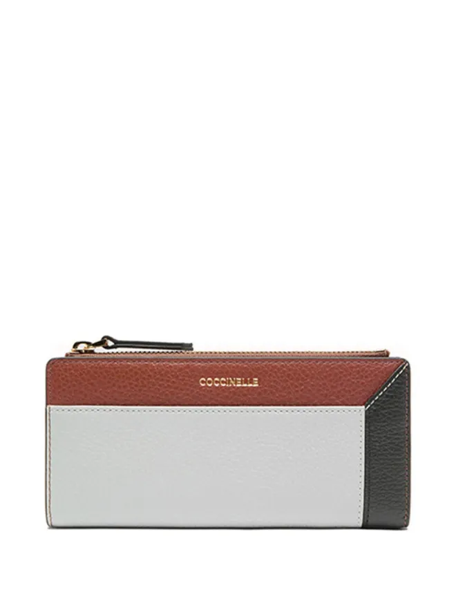 Coccinelle Coccinelle Loreen zip-fastening panelled wallet - Whiteの商品画像