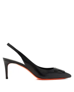 Santoni 65mm スリングバック レザー パンプス - サムネイル1